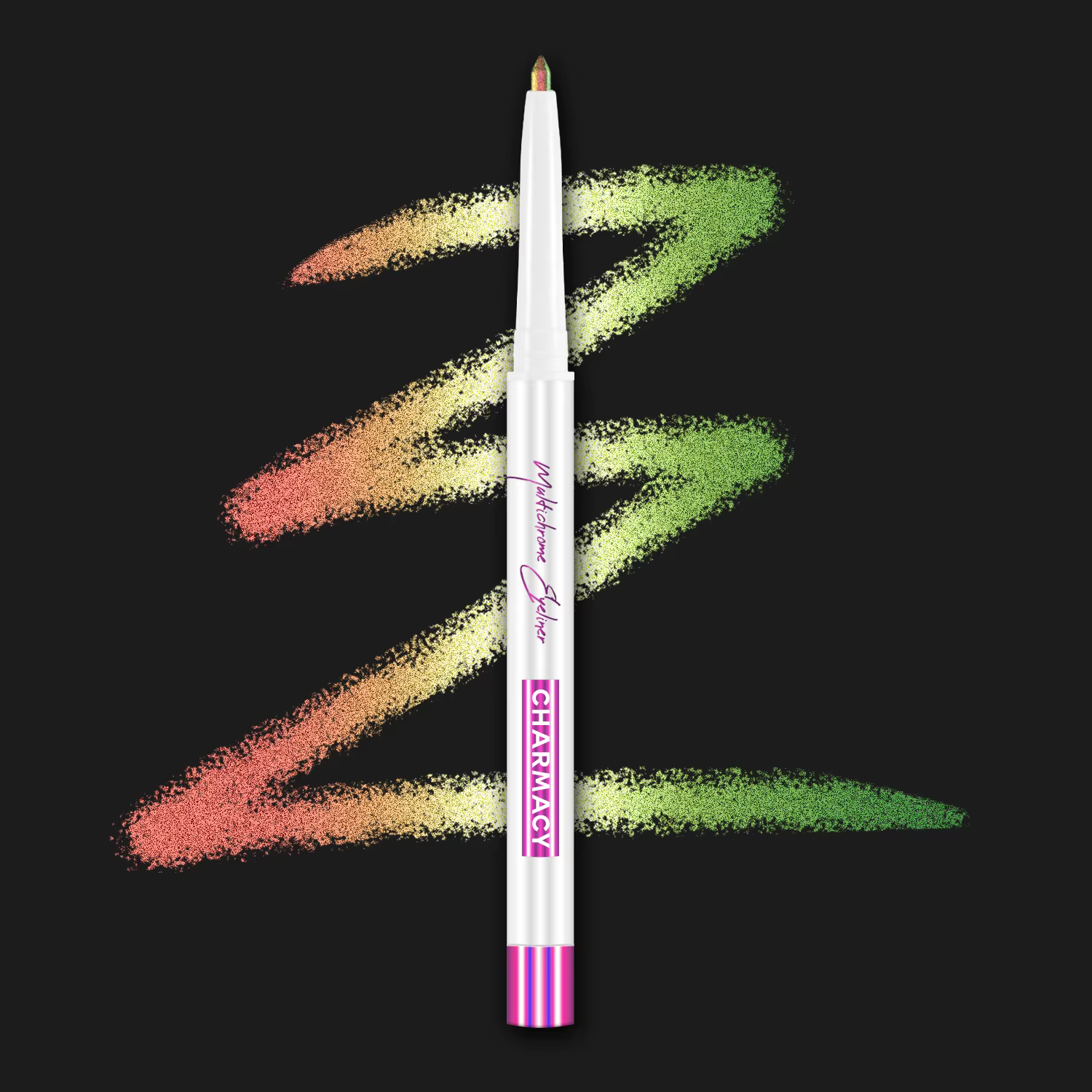 CHARMACY – crayon Eyeliner Gel multichrome, végétalien, lisse, imperméable, longue durée, sans cruau