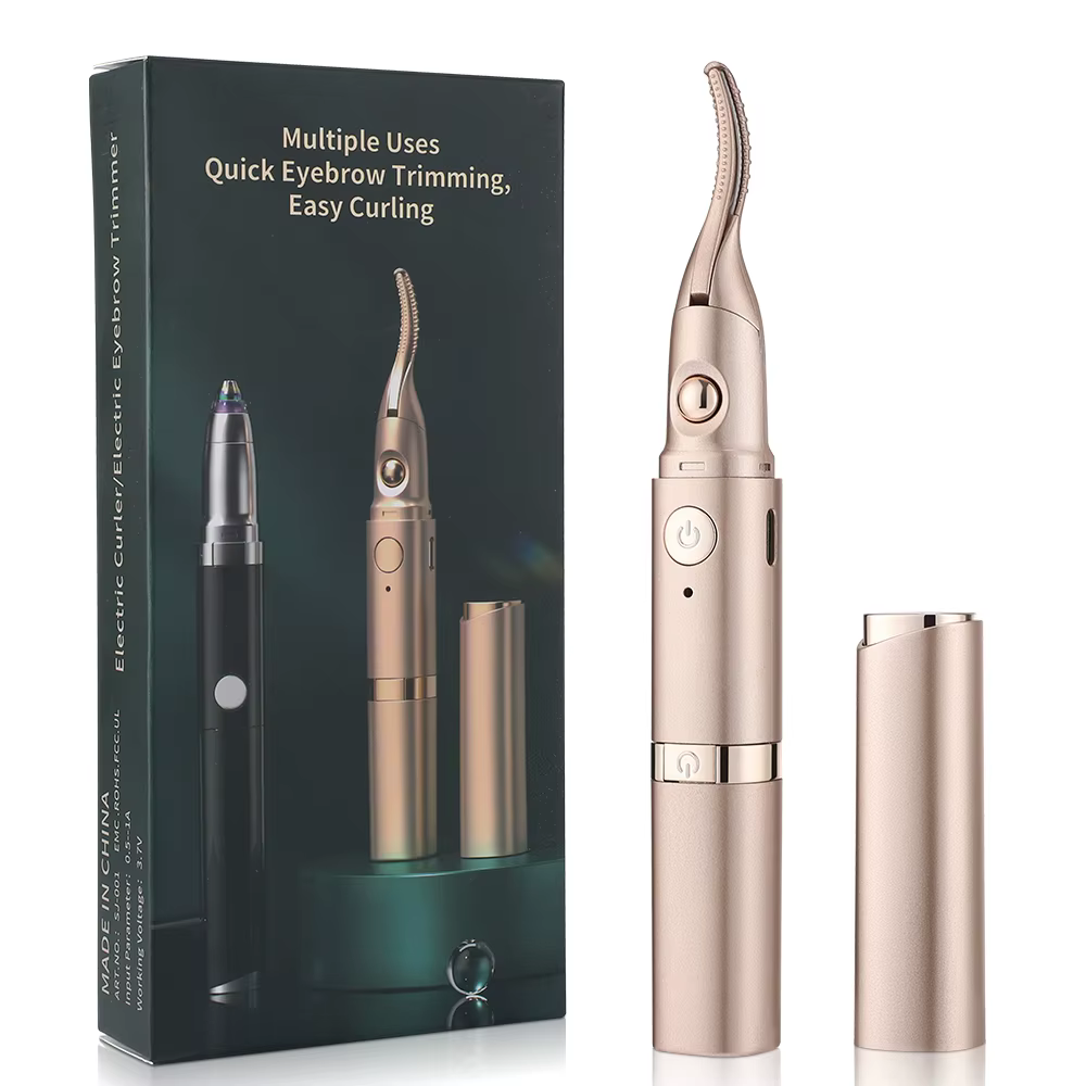 Bigoudi de cils 2 en 1 aste par USB, pince à friser les cils métropolitains, mascara, aide au levage