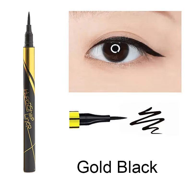 5 styles d'eye-liner liquide noir ombre marron maquillage crayon eye-liner couleur eyeliner imperméa