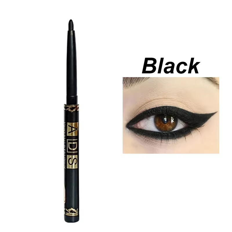 Crayon Eyeliner noir imperméable et résistant à la sueur, stylo Gel longue durée, Anti-taches pour l