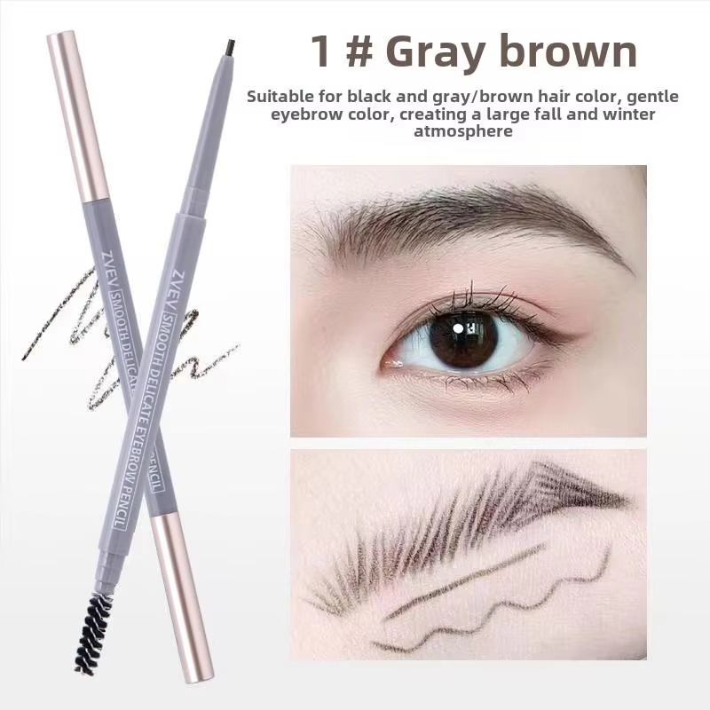 Crayon à sourcils double embout, longue tenue et anti-bavures, pour un maquillage des yeux exquis, i