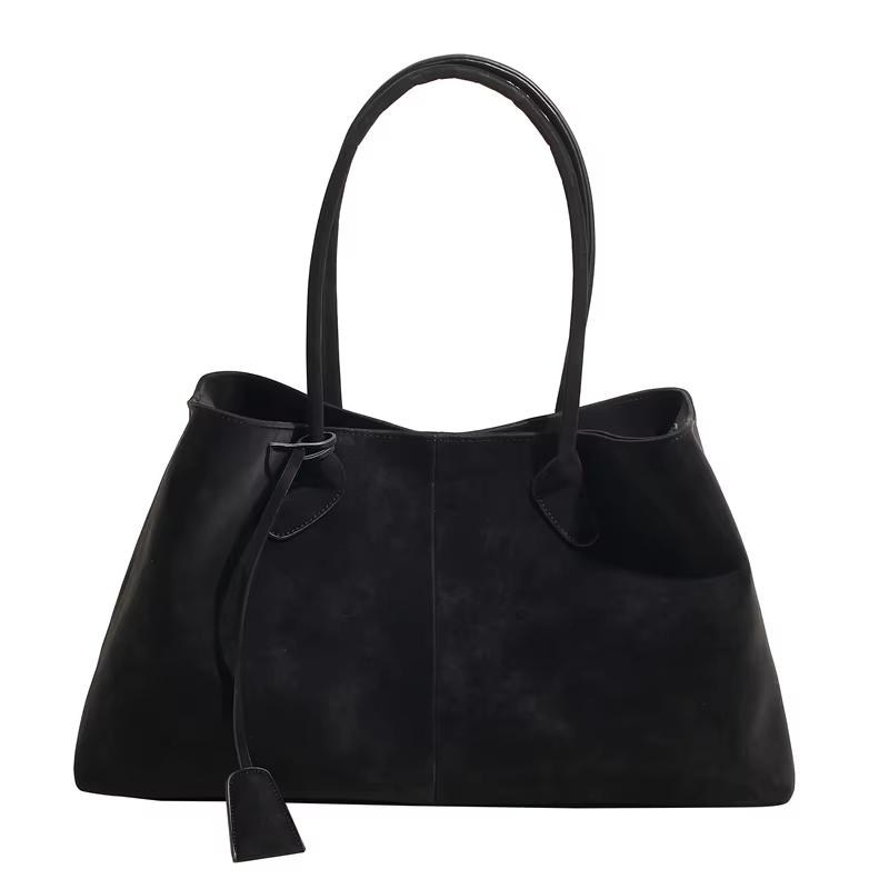 Sac à main polyvalent en faux daim pour femme, sac à main de grande capacité, sac initié, haute qual