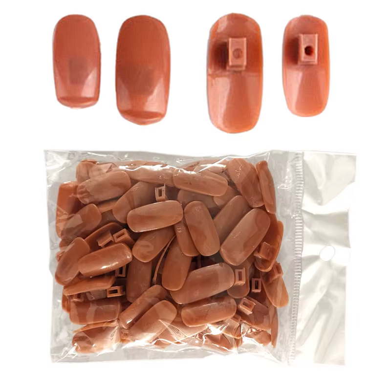 100 pièces conseils de pratique des ongles outil d'entraînement modèle réglable main remplacer les f