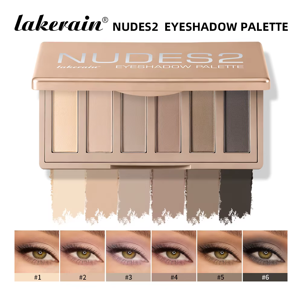 Lakerain Palette de fards à paupières maquillage pour les yeux longue durée Pigment riche nuances ne