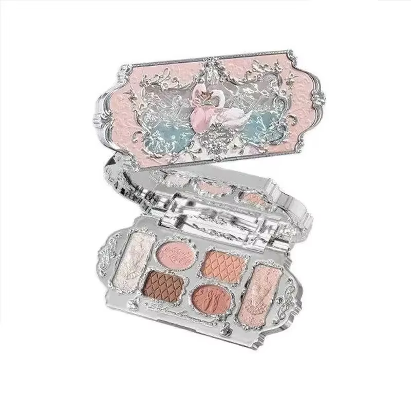 Flower Knows – Palette de fards à paupières de Ballet, cygne noir, mat, fin, scintillant, perle, omb