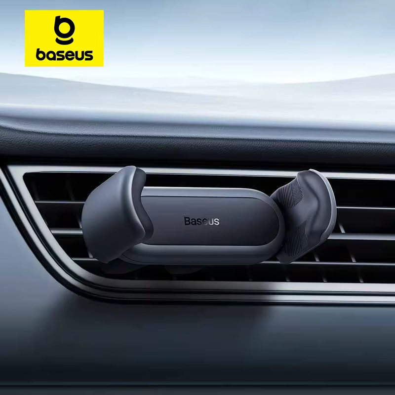 Support de téléphone portable universel Baseus pour voiture, support de téléphone pour grille d'aéra