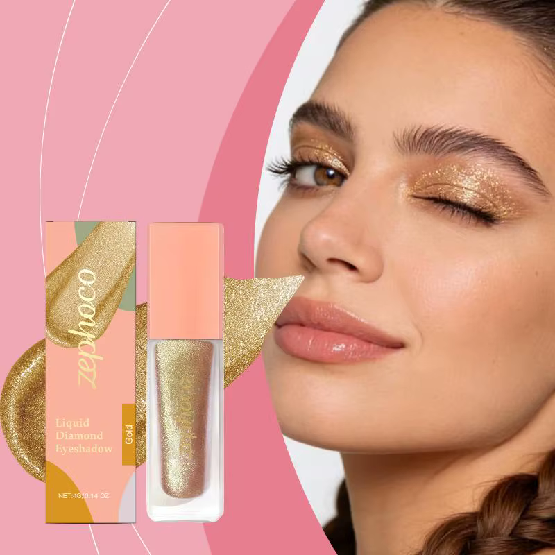 Stylo Eyeliner liquide à paillettes, imperméable, longue durée, résistant aux taches, séchage rapide