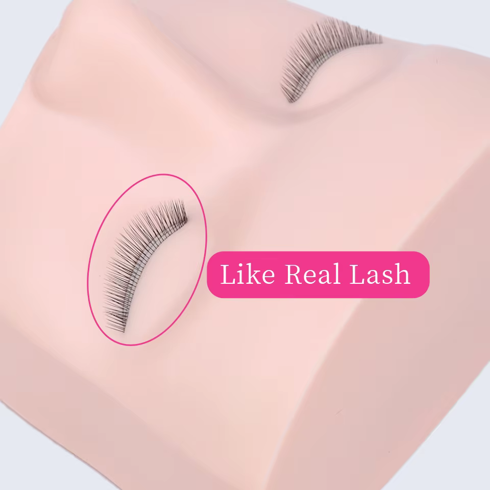 Tête de Mannequin à 3 Couches pour la Pratique du Maquillage, Extensions de Cils, Outils de Formatio