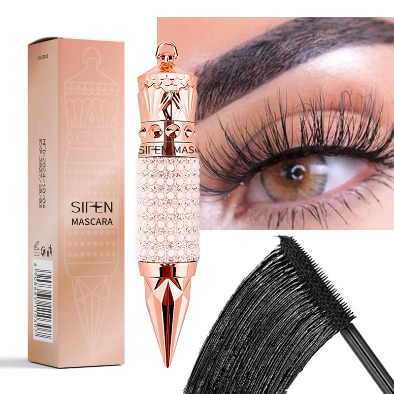 Crown Mascara Waterproof Smudge-proof Lengthening Volumizing Mascara for Eyelash Growth Makeup