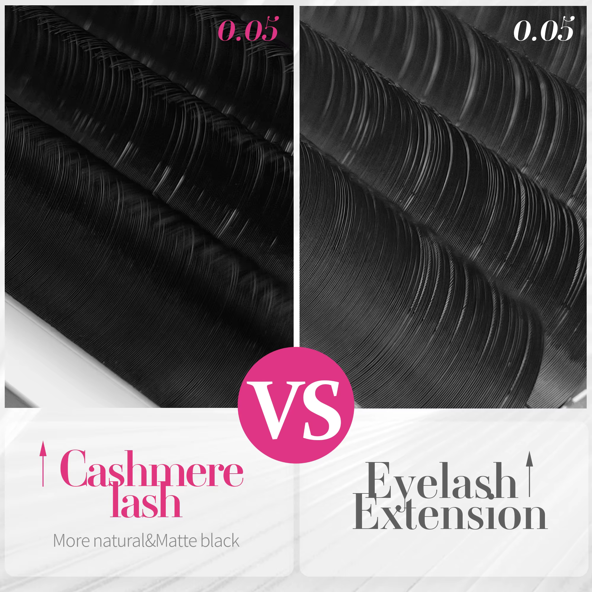 Abonnie noir mat Volume cachemire cils C CC D Extensions de cils individuelles maquillage Cilios