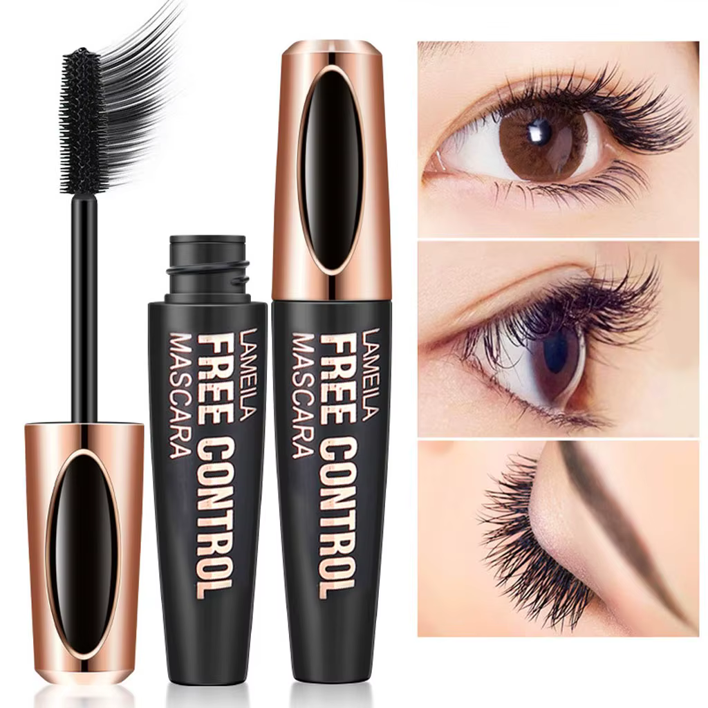 Mascara à cils en Fiber de soie 8d, 1 pièce, imperméable, épais, allongeant, bouclé, longue Extensio