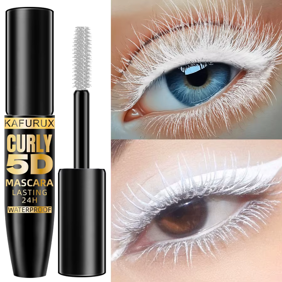 Mascara 5D 9 couleurs Bleu Blanc Vert Noir Épaississant Curling Imperméable Naturel Allongeant les c