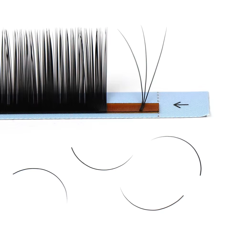 Rujade 10 plateaux / lot extensions de cils personnels faux vison russe rouleau de cils Cachemire ci