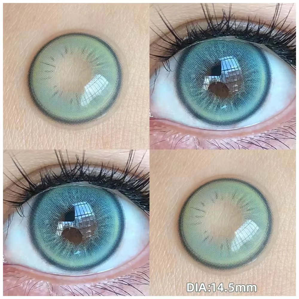 OVOLOOK-1 Paire (2pcs) Myopie Lentilles De Contact Pour Les Yeux Élèves contrevenants Lentilles Avec