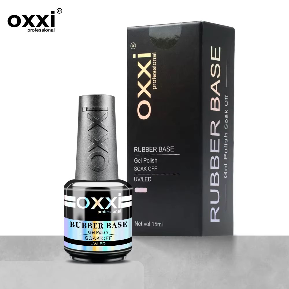 OXXI – Gel de Base en caoutchouc professionnel, 15ml, Tpo Hema, couche de Base pour ongles, semi-per