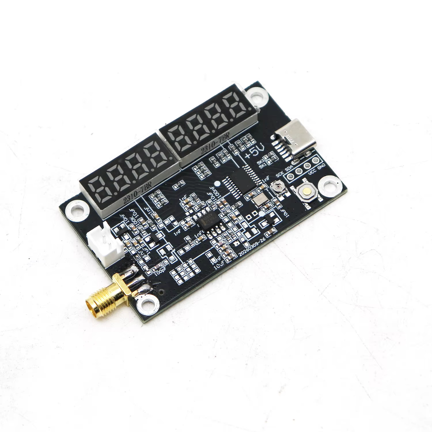 Compteur de fréquence numérique OLED 1KHZ~2400Mhz, mesure de fréquences basses et hautes, testeur de