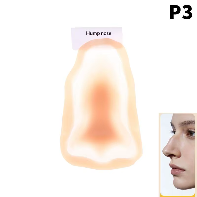 Faux nez en silicone professionnel pour maquillage, effets spéciaux, respectueux de la peau, naturel