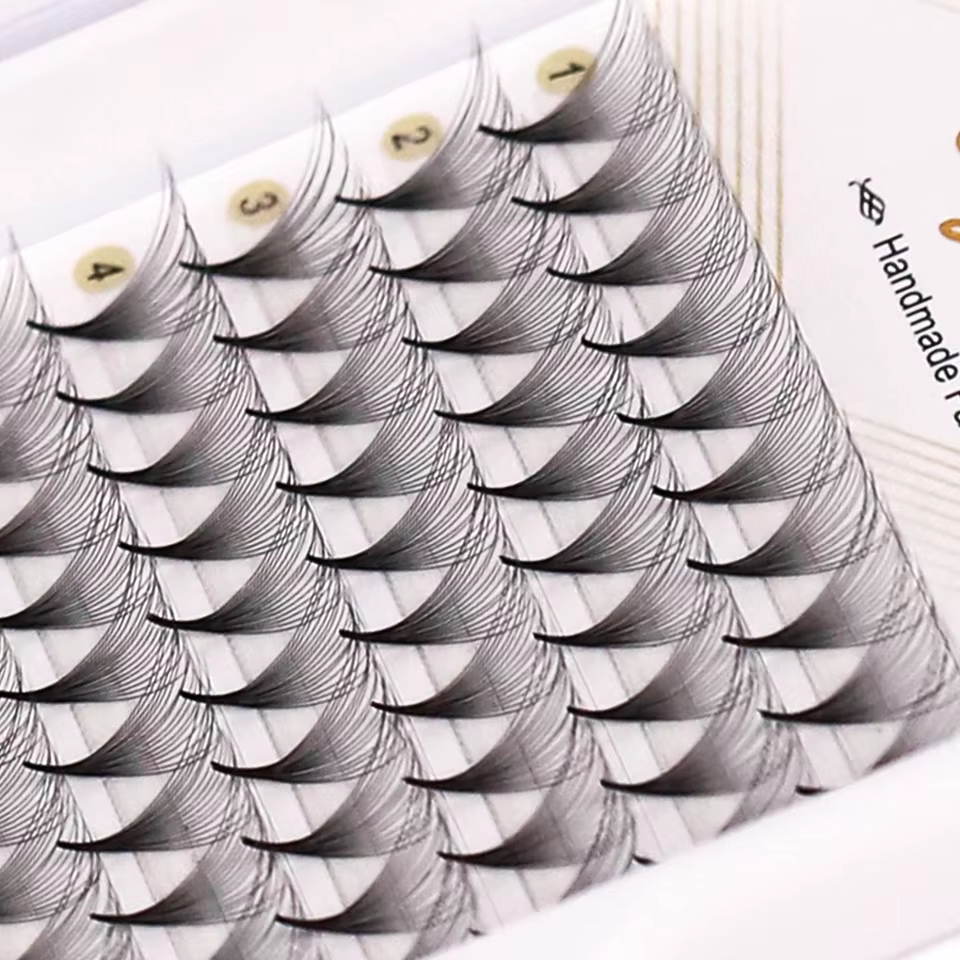 AGUUD-Extensions de cils préfabriquées, 10 plateaux/lot, volume russe, super éventails, aiguille, ti