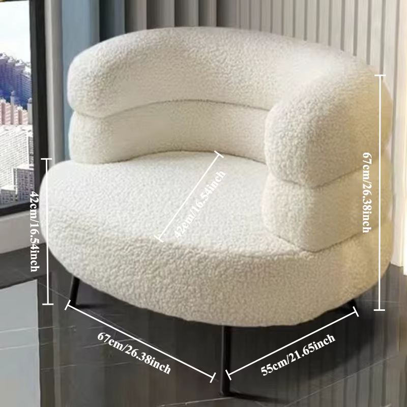 Chaises de salon simples, chaise de détente moderne et nordique, chaises au Design minimaliste et es