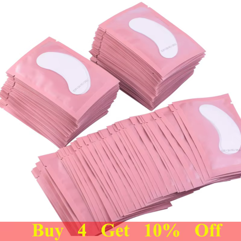 50 paires de patchs pour les yeux extension de cils sous les cils faux cils autocollants fournitures
