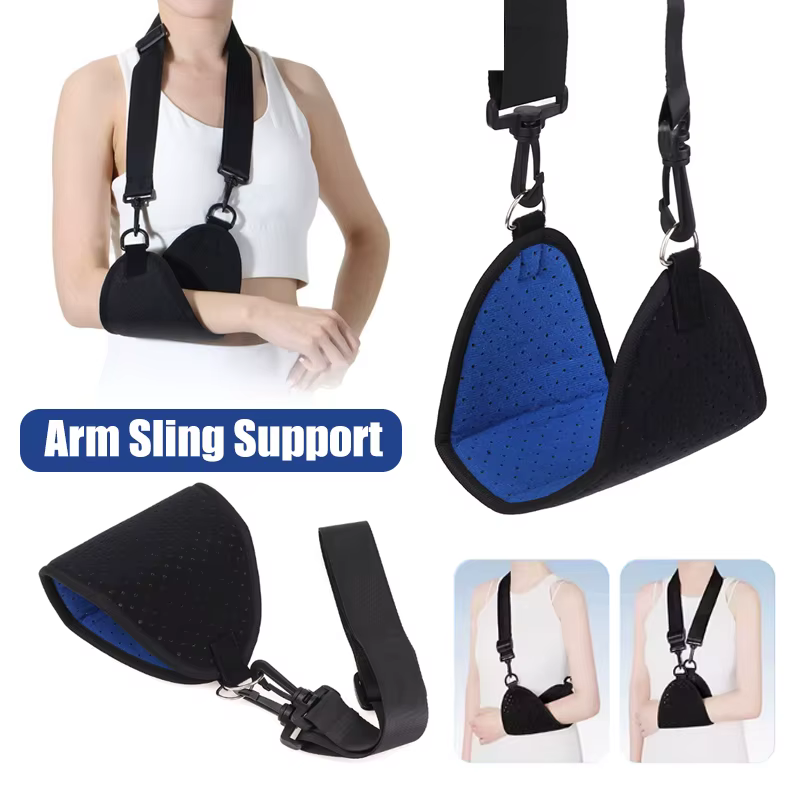 Support de bras réglable et respirant, sangle d'épaule, attelle d'immobilisation, poignet, coude, av