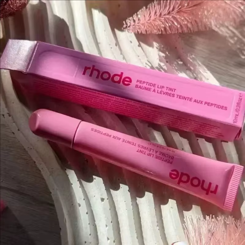 Rhodeskin Peptide Banana Eye Prep Décongestionnant Patchs Contour des Yeux Soin Gloss à Lèvres Fard