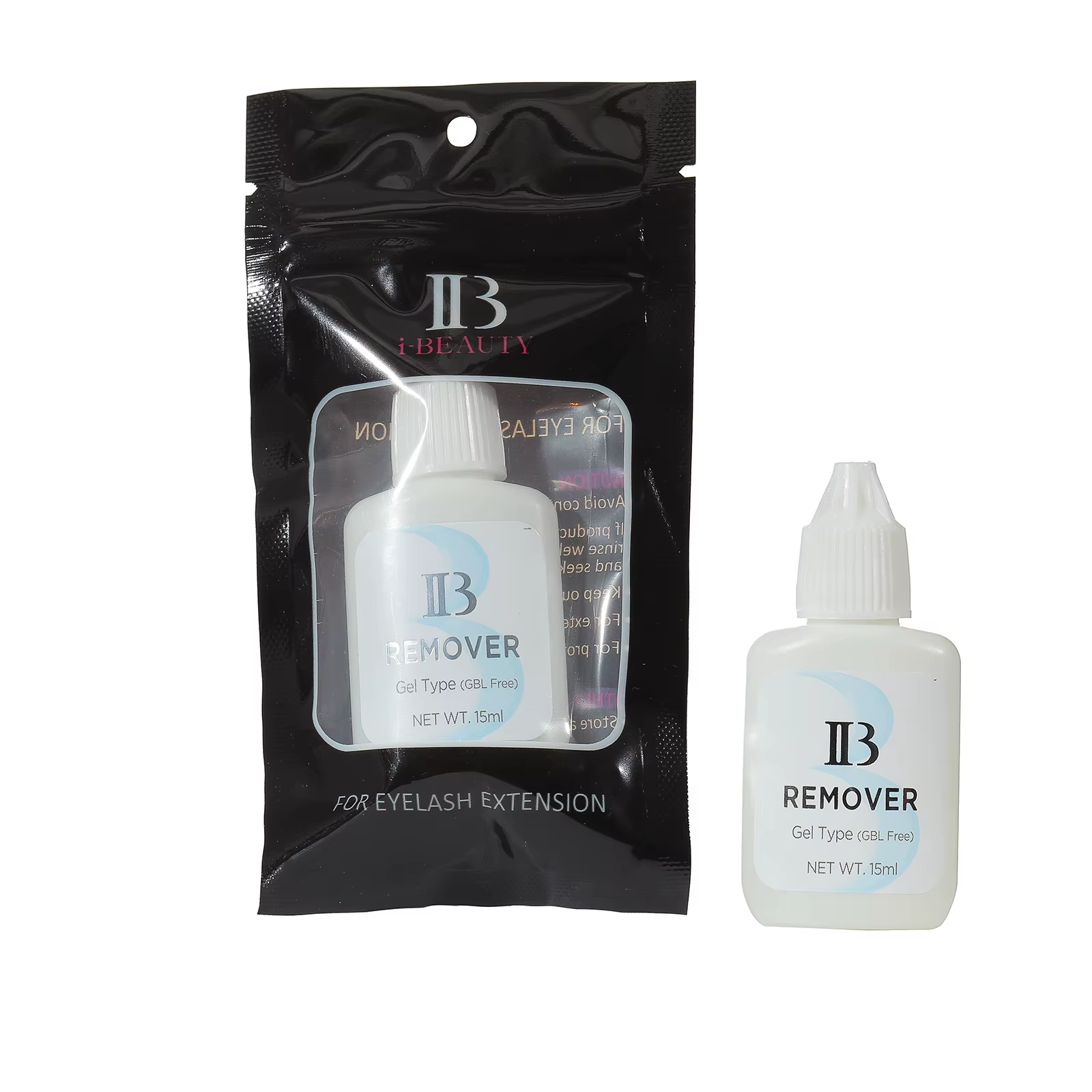 10 pièces I beauté dissolvant de colle GBL gratuit ib Extension de cils dissolvant de colle clair dé