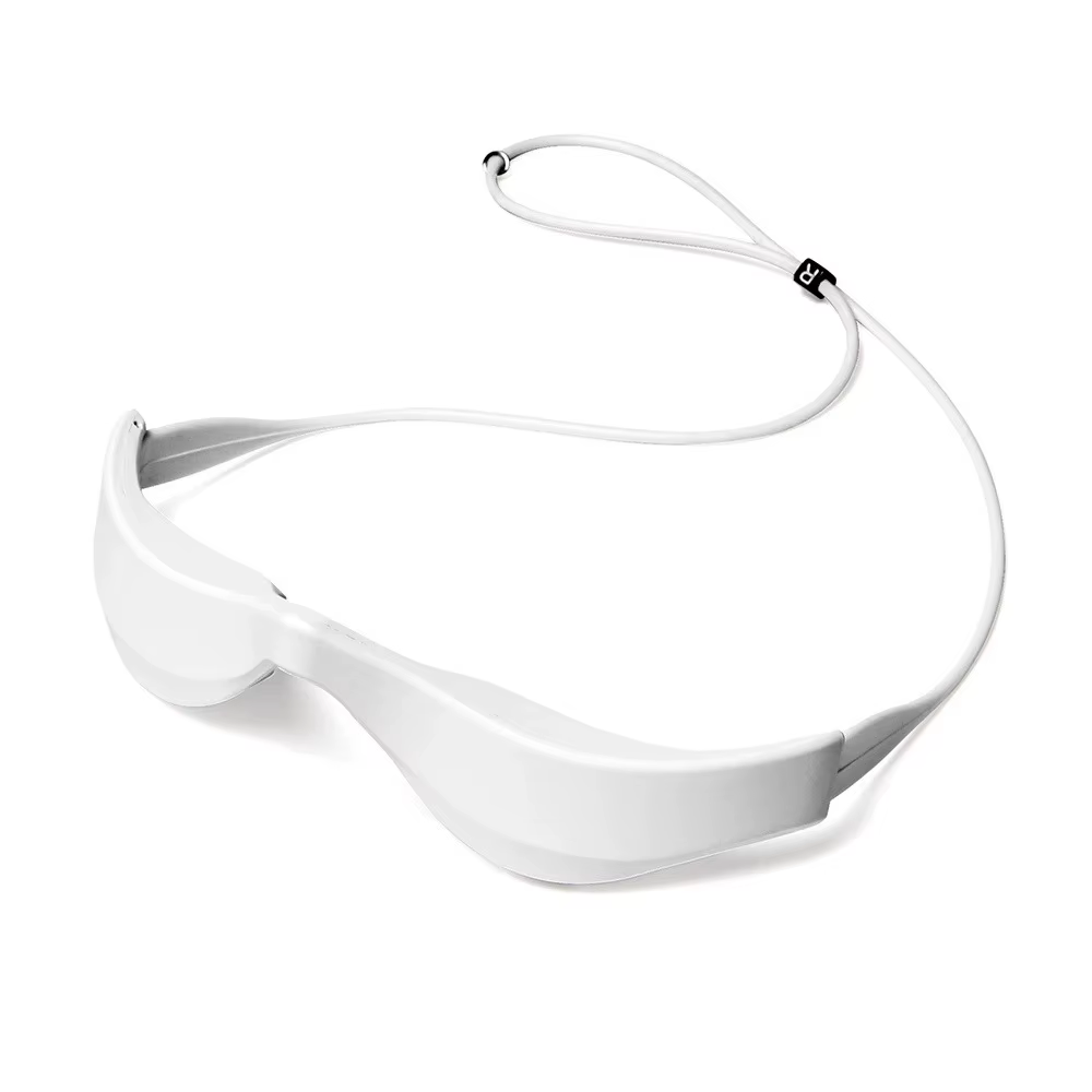 Lunettes de massage oculaire électriques EMS, thérapie par lumière rouge, appareil de soin des yeux,