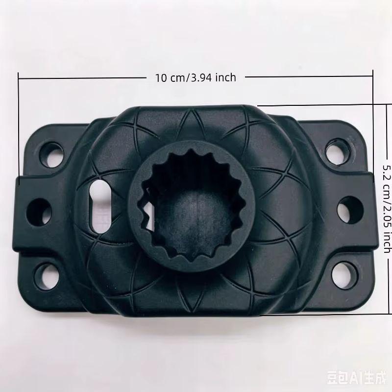 Base de montage robuste pour kayak, avec structure résistante à la rouille et à l'eau, installation