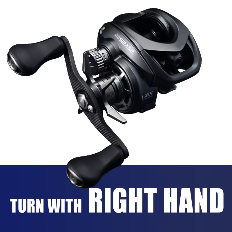 Seasir série P Cast Pro 145g BFS Baitcasting moulinet de pêche cadre en métal ultraléger 7.6:1 11 +