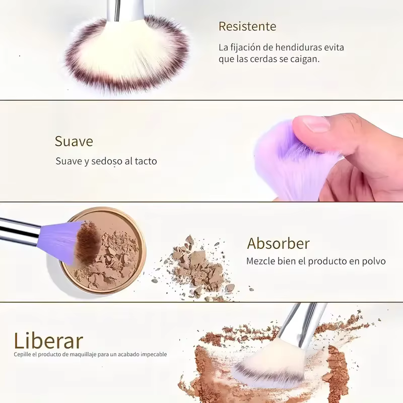 Ensemble de pinceaux de maquillage, 13 pièces, fard à paupières, fond de teint, surligneur, correcte