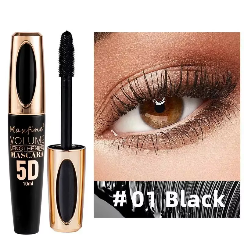 Mascara coloré imperméable à l'eau et à séchage rapide, non épanoui, bleu, violet, vert, rose, curli