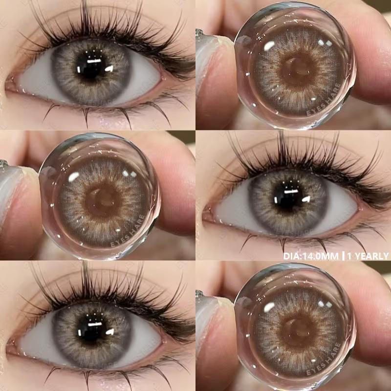EYESHARE 1 paire de lentilles de Contact de couleur pour les yeux lentilles pour les yeux naturelles