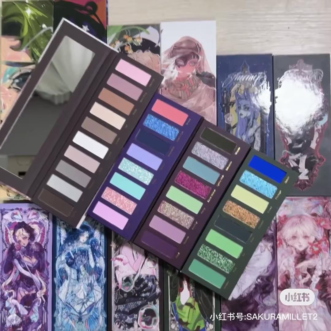 Narimi 10 couleurs fard à paupières Palette mat caméléon miroitant longue durée naturel ombre à paup