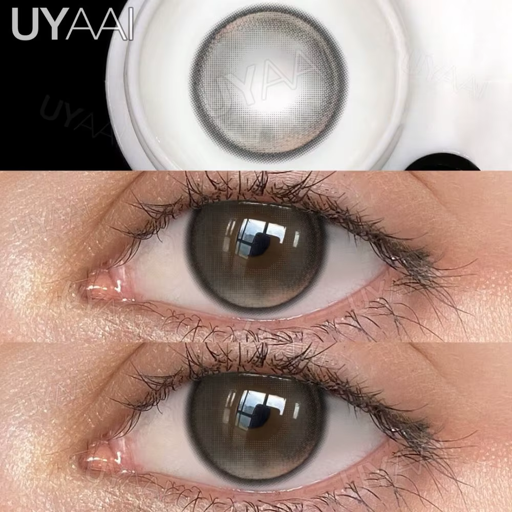 UYAAI NOUVEAU Lentilles de Contact Colorées Beauté Maquillage Yeux Verts Lentilles Cosmétiques Yeux