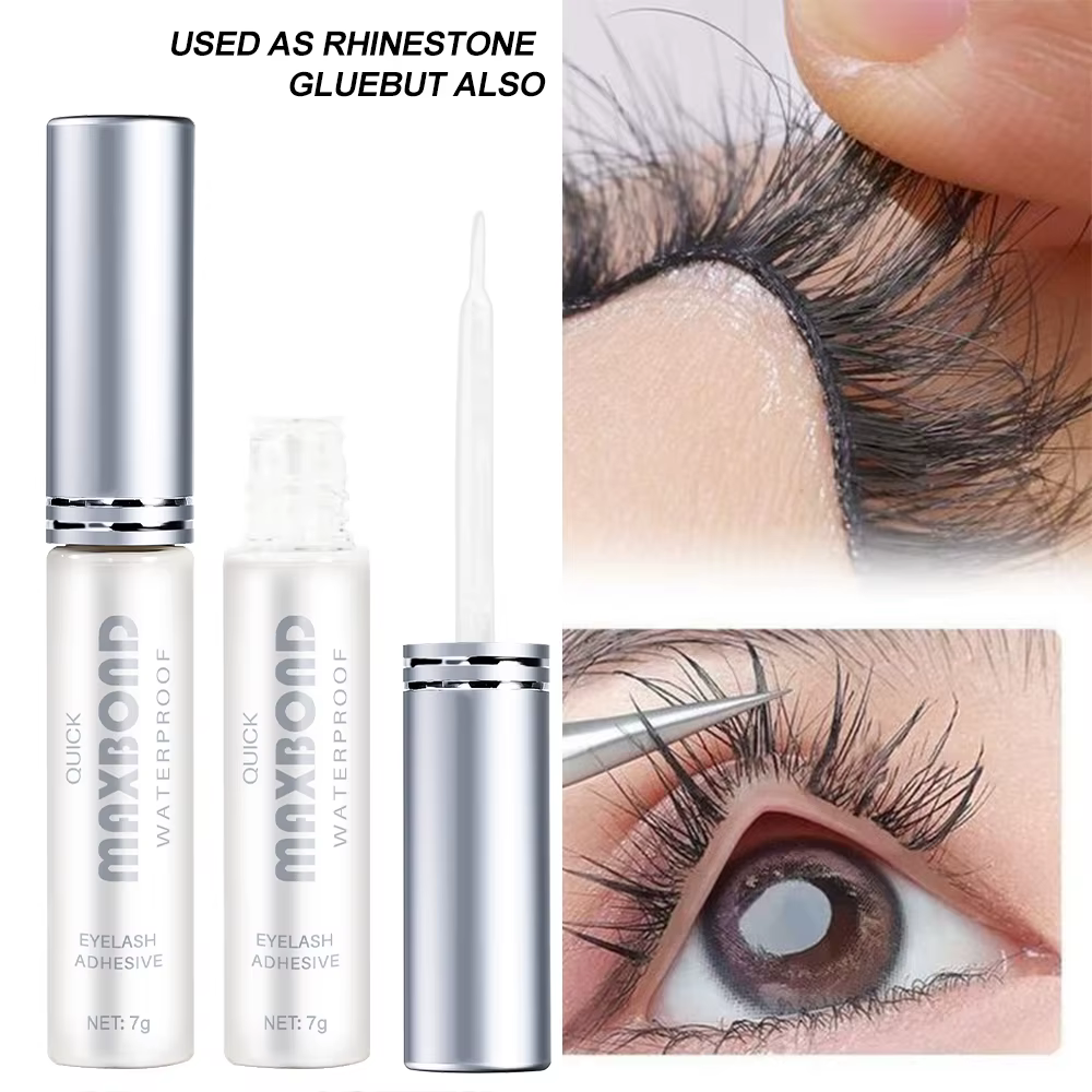 Colle pour faux-cils à séchage rapide, longue durée, transparente, naturelle, Extension de faux-cils