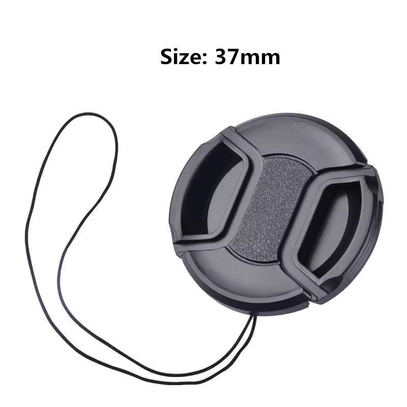 Capuchon d'objectif d'appareil photo de haute qualité, 40.5mm 49mm 52mm 55mm 58mm 62mm 67mm 72mm 77m