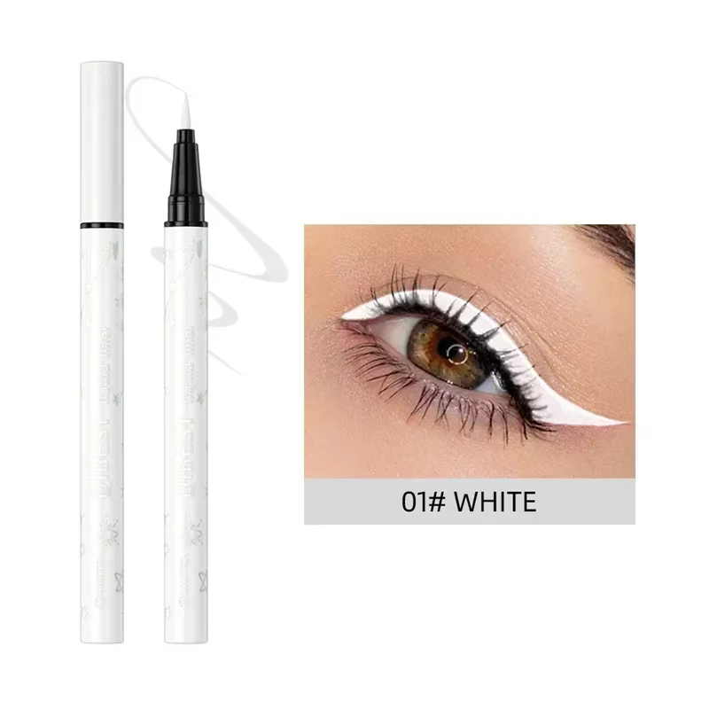Crayon pour les yeux coloré à séchage rapide, 1 pièce, cosmétiques, liquide mat, imperméable, durabl