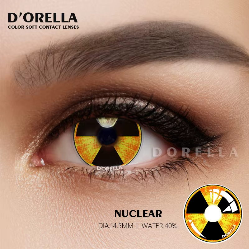 D'ORELLA 1 paire de lentilles de contact colorées pour les yeux lentilles colorées annuelles lentill