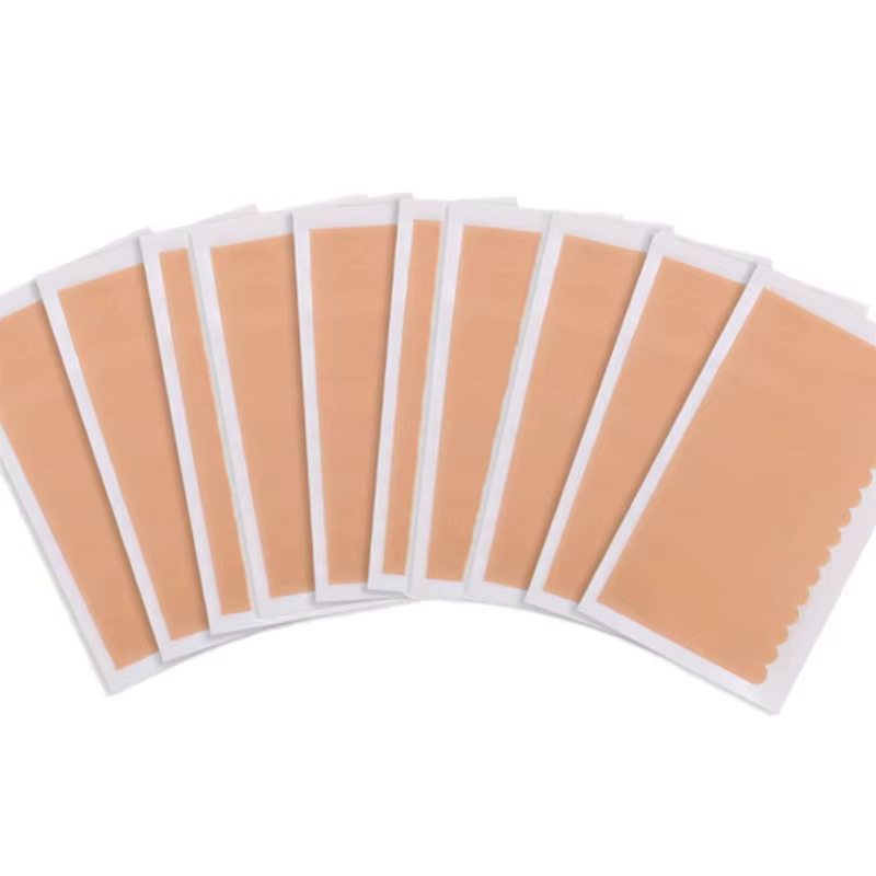 10 feuilles greffées faux cils levage paupière bande Non-tissé sourcil Protection bande Extension de