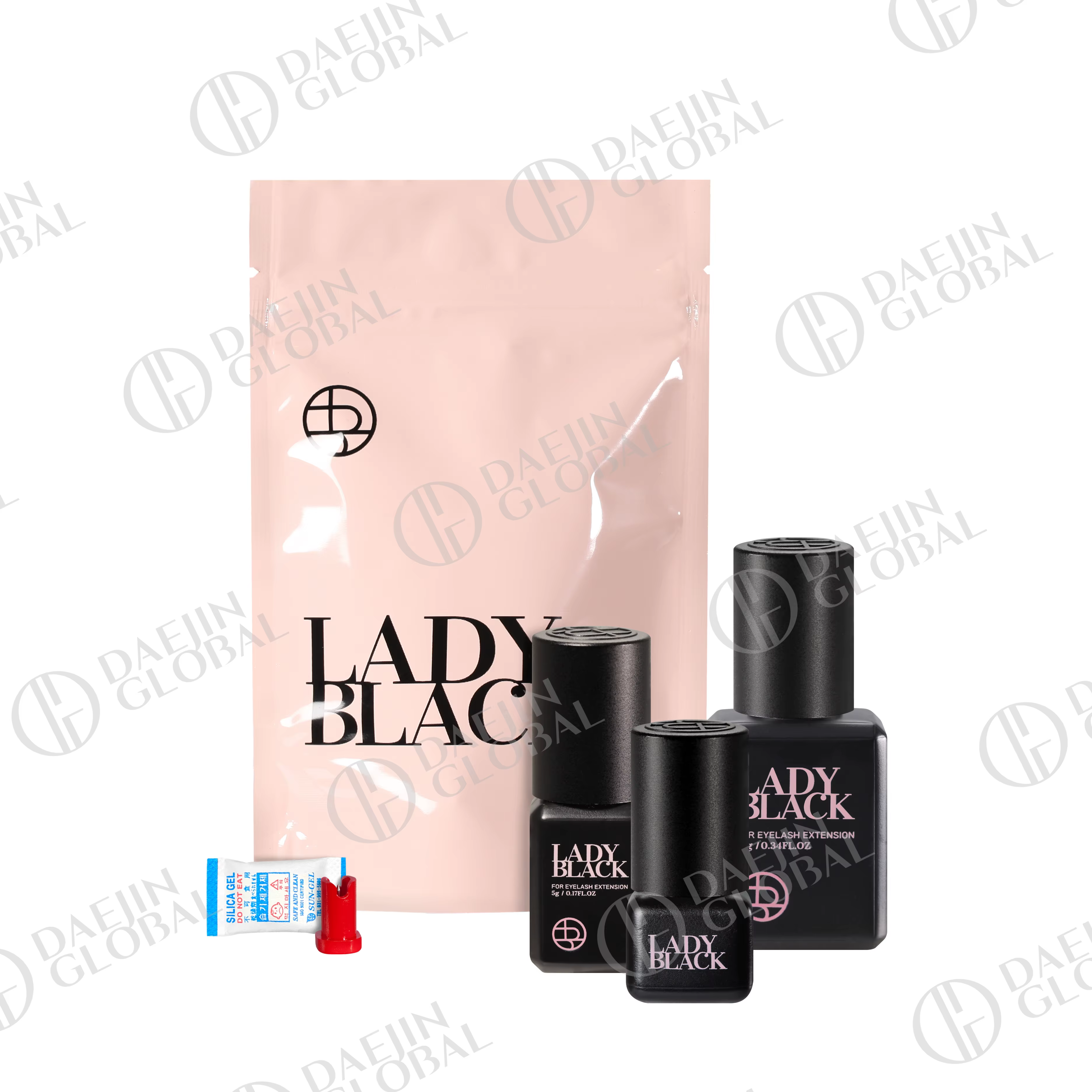 Corée 5ml dame colle noire séchage rapide forte Extension de cils colle rétention 4-5 semaines adhés