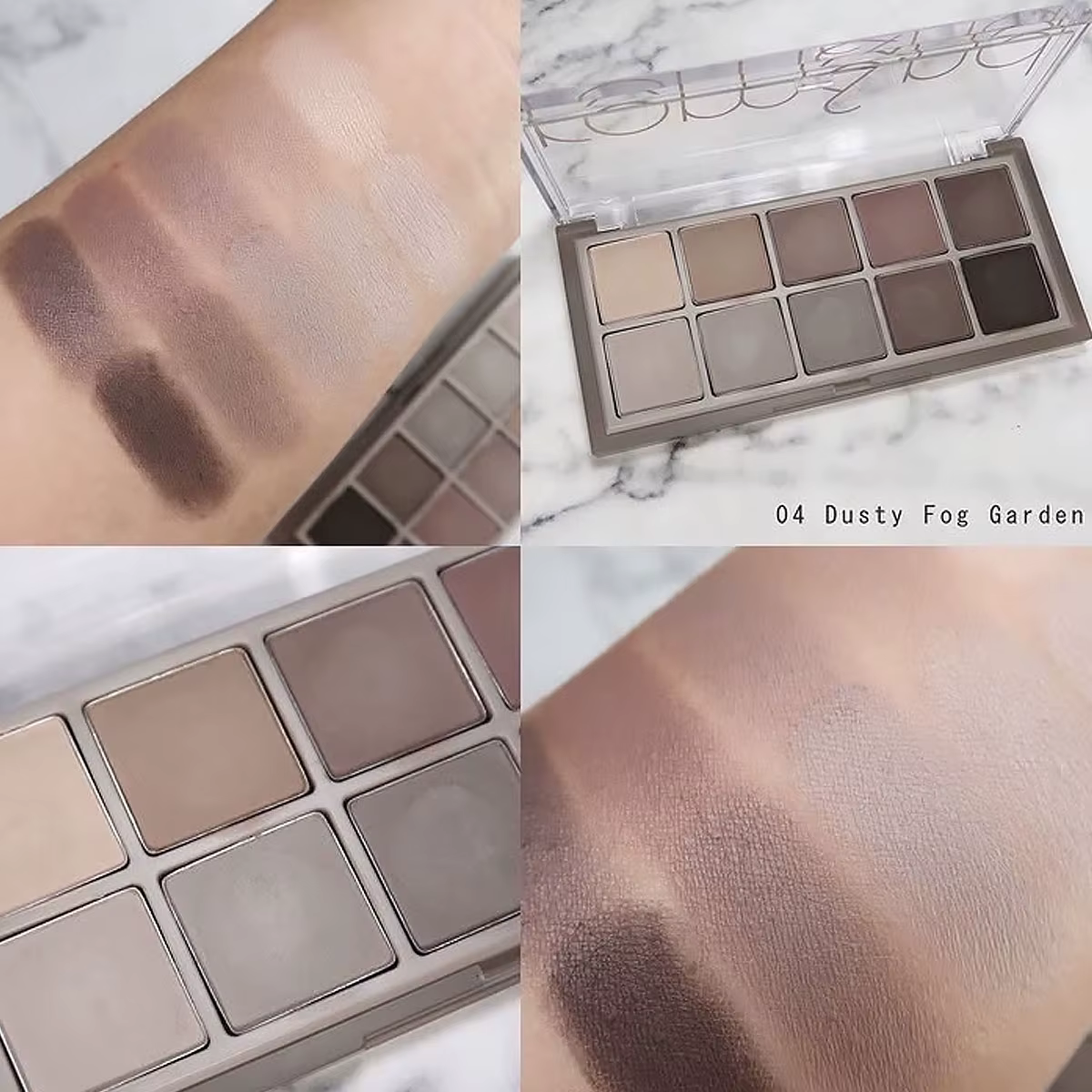 rom&nd BETTER THAN PALETTE, texture de poudre fine, pigmentation longue durée, maquillage de luxe, c