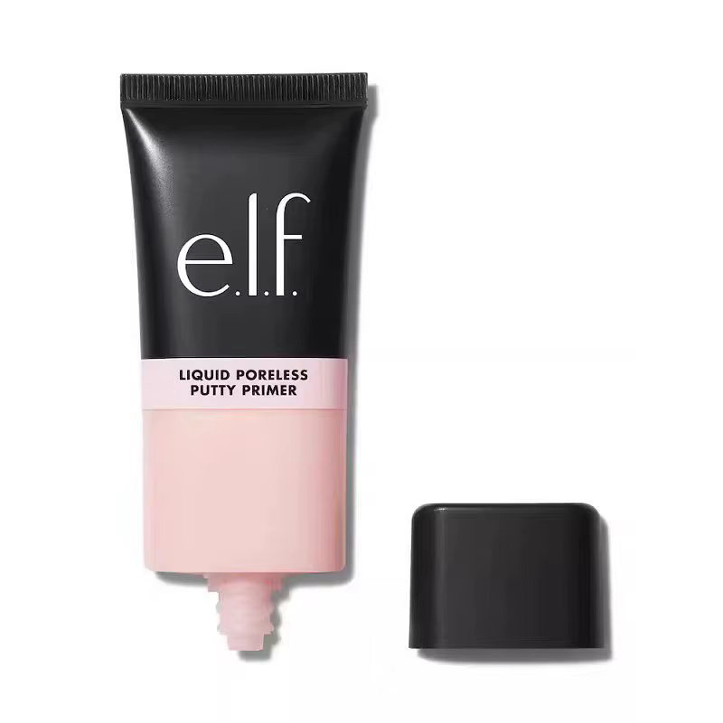 e.l.f. Base de maquillage liquide matifiante effet peau parfaite, texture crème, minimise les pores,