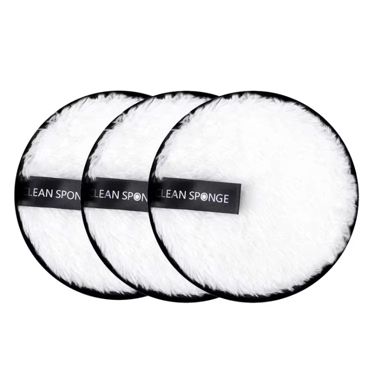 Tampons démaquillants lavables et réutilisables, lingettes en coton, microfibre, cosmétiques, éponge