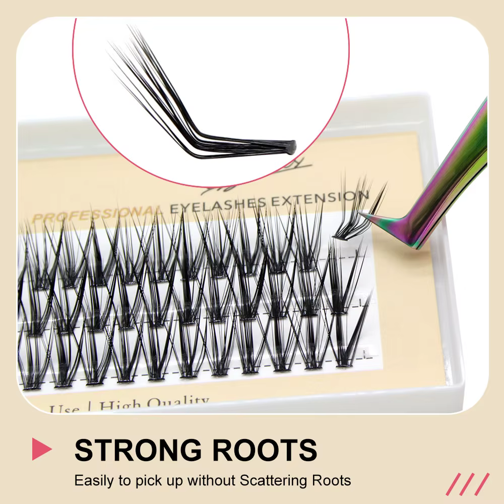 LASHURY 60 pièces L curl Foxy Eyes chat Look vison cils moelleux naturel faux cils outils de maquill
