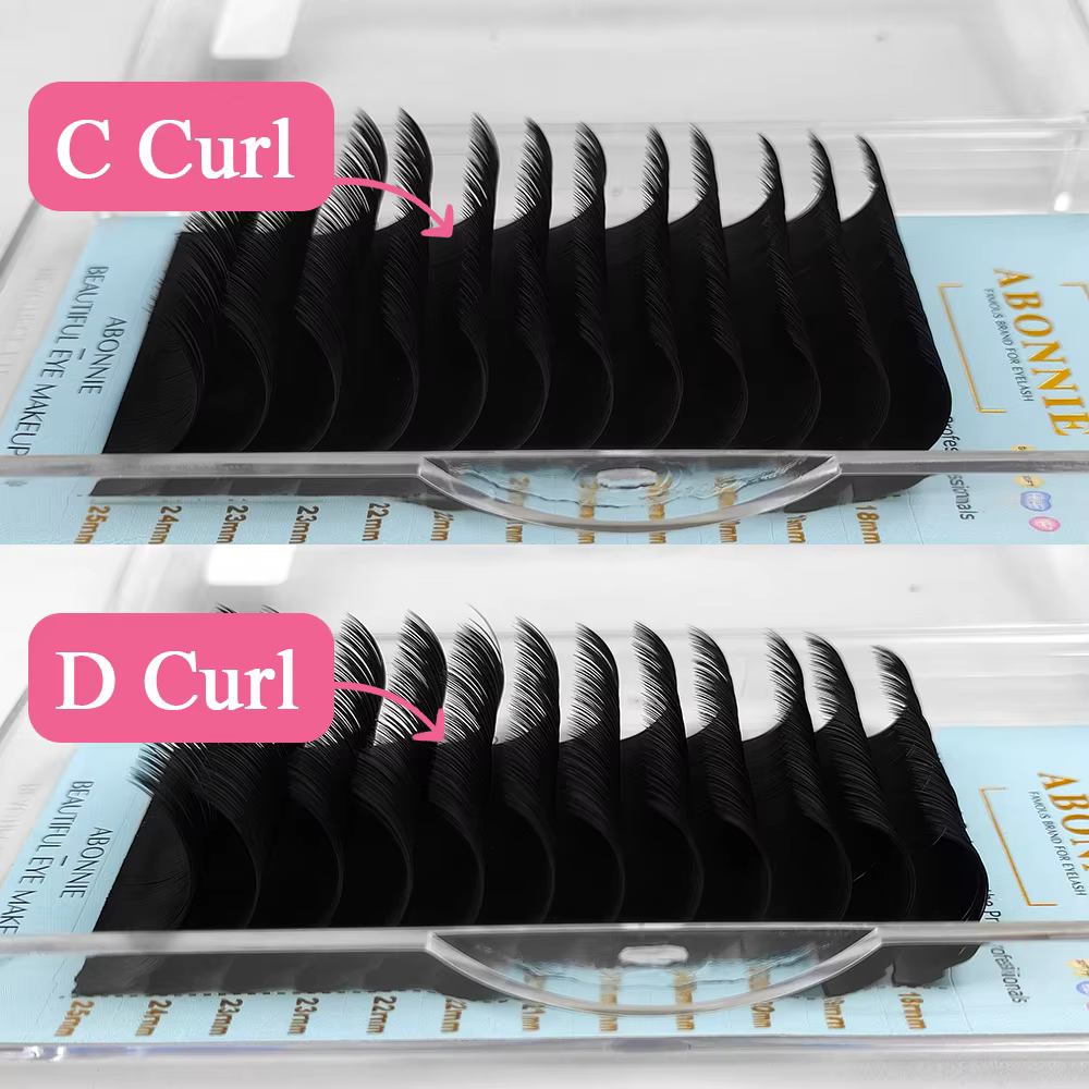 Abonnie noir mat Volume cachemire cils C CC D Extensions de cils individuelles maquillage Cilios