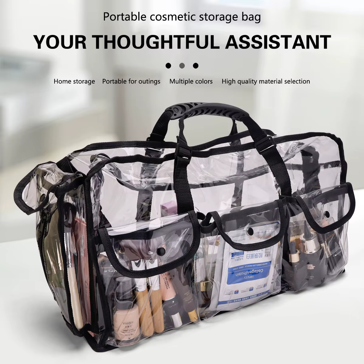 Sacs de maquillage pour femmes, sac à dos pour outils de brosse de maquillage, rangement de coiffure