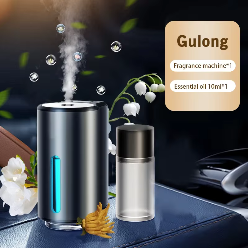 Diffuseur d'air électrique pour voiture, humidificateur d'arôme pour ventilation de voiture, brume d