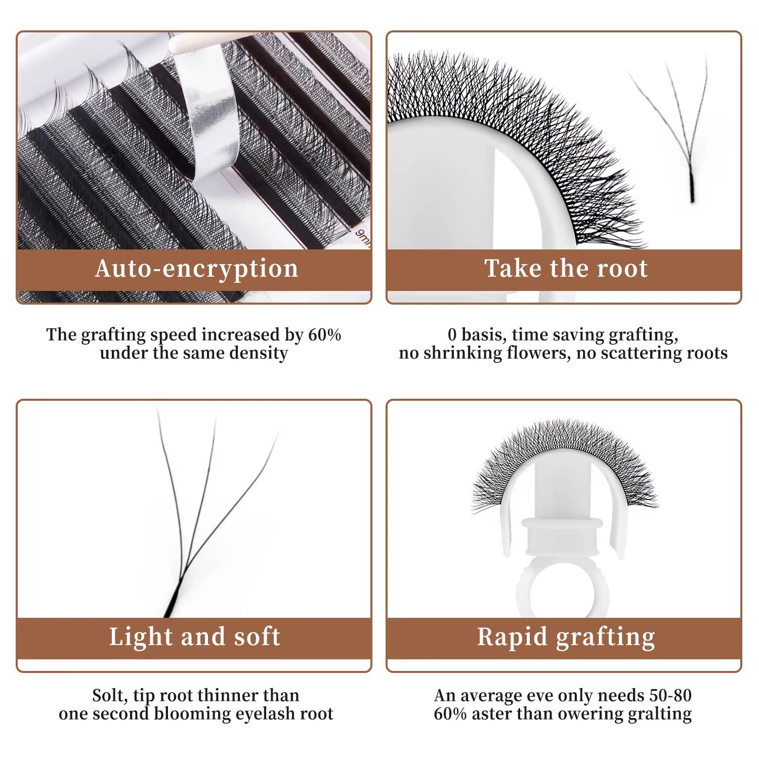 SEXYSHEEP 10 étuis/Lot C D Curl 3D 4D 5D 6D Faux cils de vison Extension cils individuels Faux cils