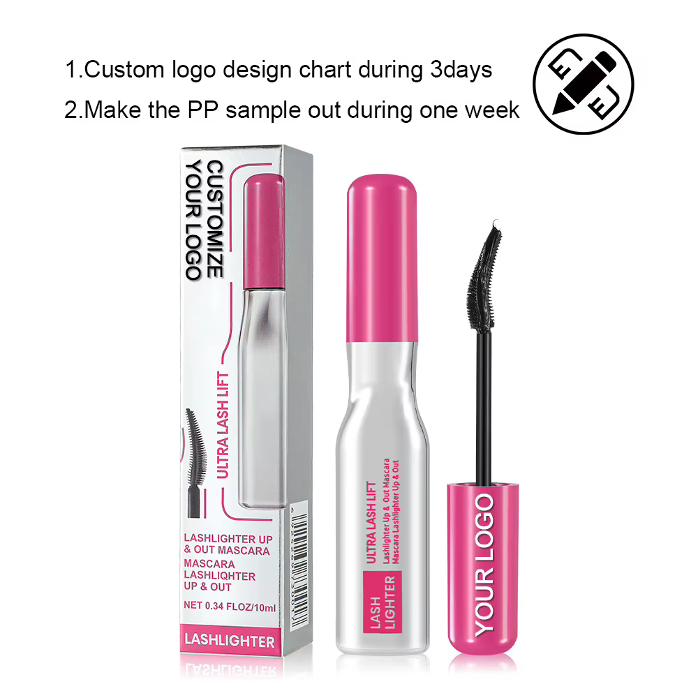 Mascara Volumisant et Allongeant en Fibres, Imperméable, Résistant à la Transpiration, Longue Tenue,
